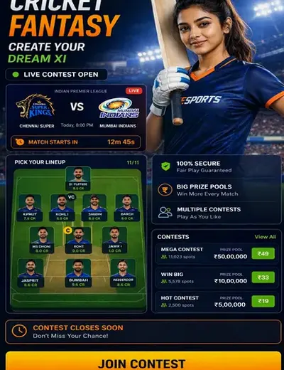 Primeplay (prime play apk) fantasy cricket & matchday visual 3